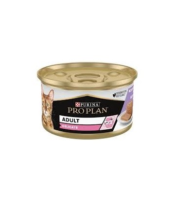 PRO PLAN DELICATE  MOUSSE PAVO 85GR