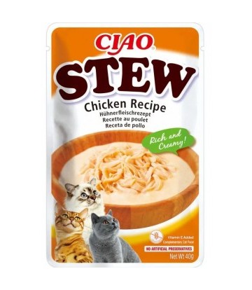 CHURU CAT STEW POLLO CON ATUN 40GR