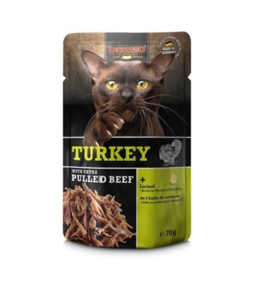 LEONARDO PAVO Y EXTRA PULLED BEEF 70GR