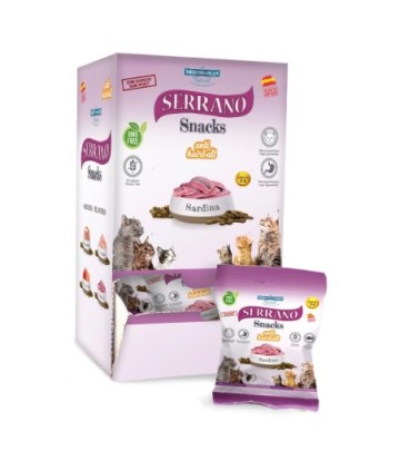 MDT SERRANO SNACK GATOS SARDINA SALUD BUCAL  50 GR