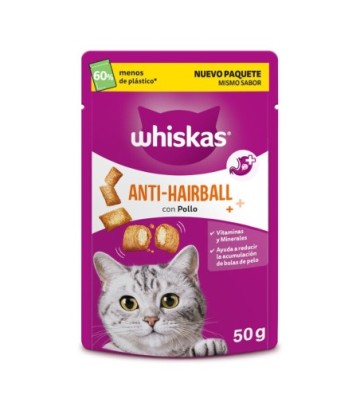 WHISKAS ANTI HAIRBALL 50GR