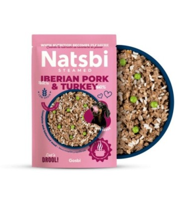 NATSBI STEAMED IBERIAN PORK & TURKEY 200GR