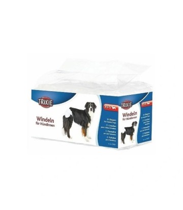 PAÑALES PERROS HEMBRA ABSORBENTE TXS-S 12UND.