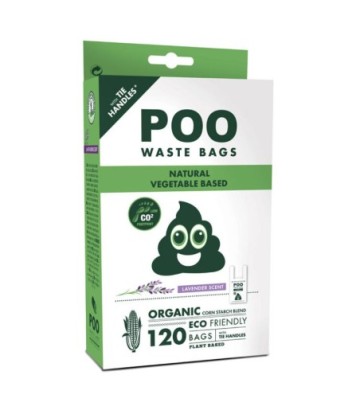 BOLSAS POO LAVANDA CON ASAS 120UNI