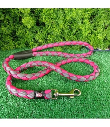 CORREA CAVO S-M 1M/12MM FUCSIA-GRAFITO