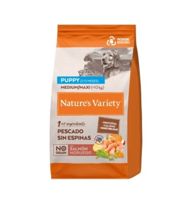 NV NO GRAIN  MEDIUM PUPPY SALMON 10KG