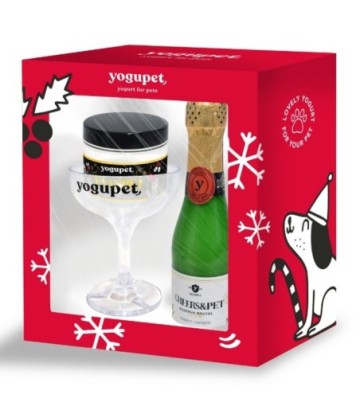 YOGUPET CAJA NAVIDAD CHAMPET+COPA+UVASPET