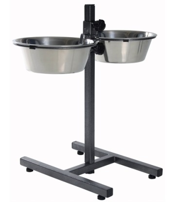 BARRA 2 COMEDEROS CON PIE 2.8L