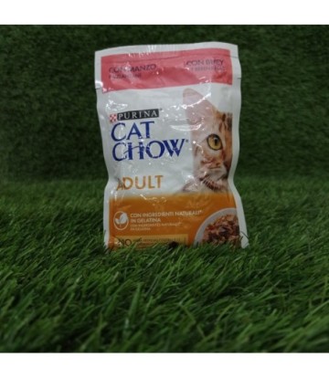 CAT CHOW ADULT BUEY 85GR