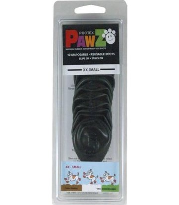 PAWZ BOTAS PROTECTORAS NEGRO T-XXS