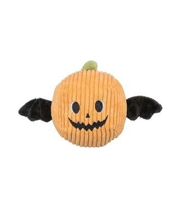 CALABAZA MURCIELAGO NARANJA CON SONIDO 10CM