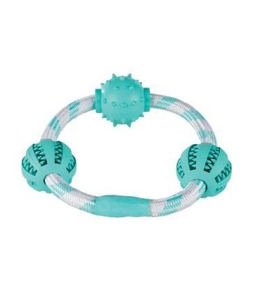 ARO CUERDA / PELOTAS DENTA FUN 20CM