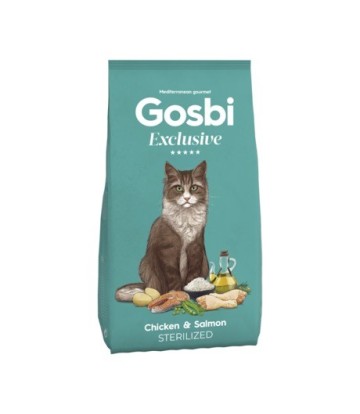 GOSBI EXCLUSIVE CAT CHICKEN SALMON STERILIZED 400G