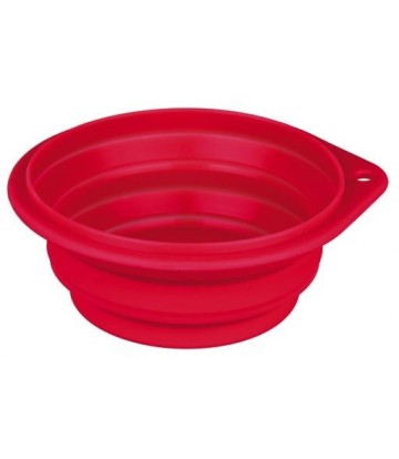 COMEDERO DE VIAJE SILICONA PLEGABLE 1L 18CM