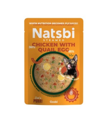 NATSBI CAT STEAMED CHICKEN...