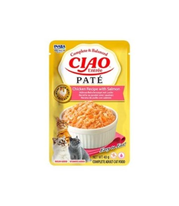 CHURU ENTREE PATE POLLO Y SALMON 40GR