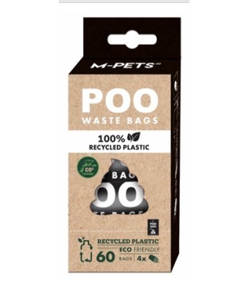 POO Bolsas de cacas 4x15 Natural