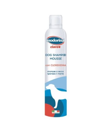 INODORINA CHAMPU MOUSSE CLOREXIDINA 300ML