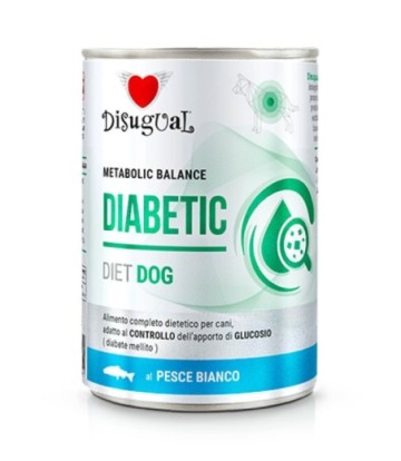 DISUGUAL DOG DIABETIC PESCADO BLANCO 400GR