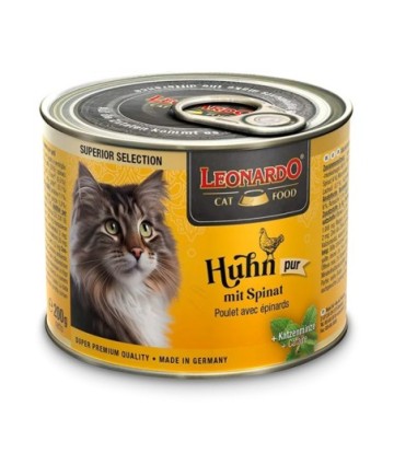 LEONARDO SUPERIOIR POLLO CON ESPINACAS 200GR