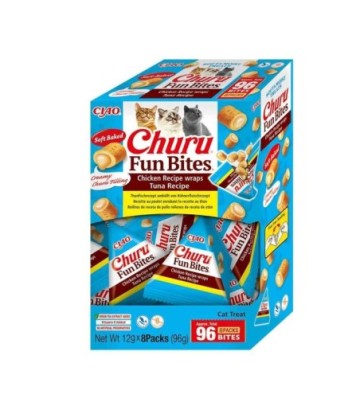 CHURU CAT FUN BITES ATUN 8X12GR