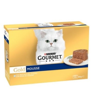 GOURMET GOLD MOUSSE MULTIPACK OCEANO 12X85GR
