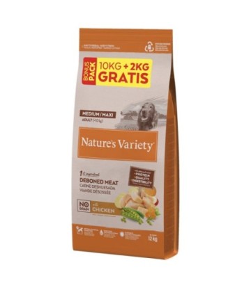 NVD NO GRAIN MED ADULT POLLO 10+2 KG