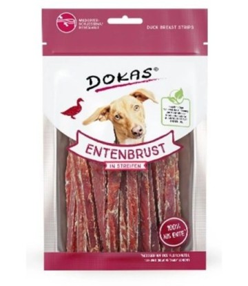 DOKAS PERRO TIRAS PECHUGA PATO 70GR