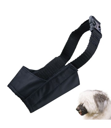 BOZAL PERROS NYLON NEGRO...